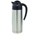 Service Ideas SteelVac Creamer, Vacuum Insulated Carafe, Stainless Vacuum, 1 Liter S2SN100